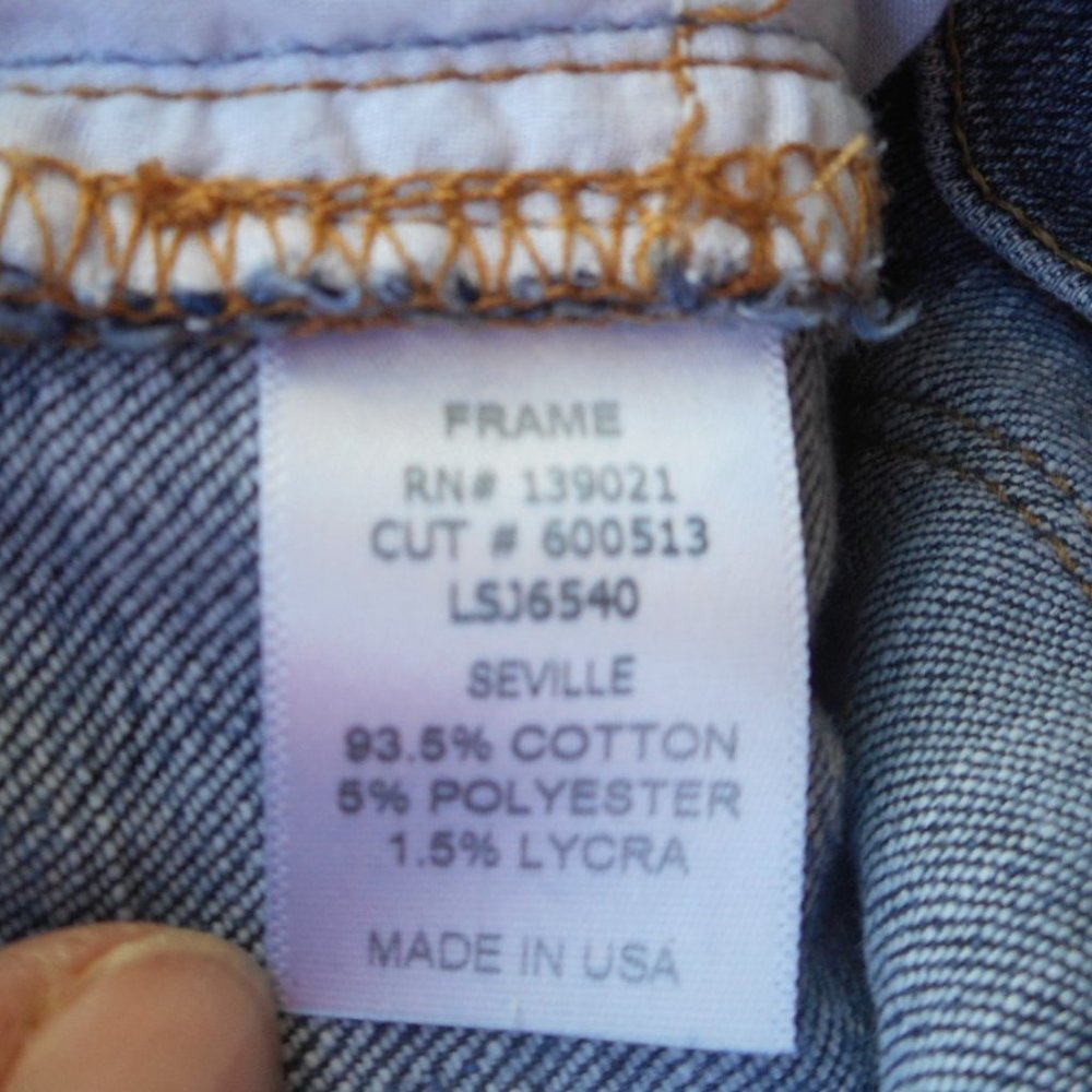 FRAME JEANS Size 28 Le Skinny de Jeanne - Picture 13 of 14